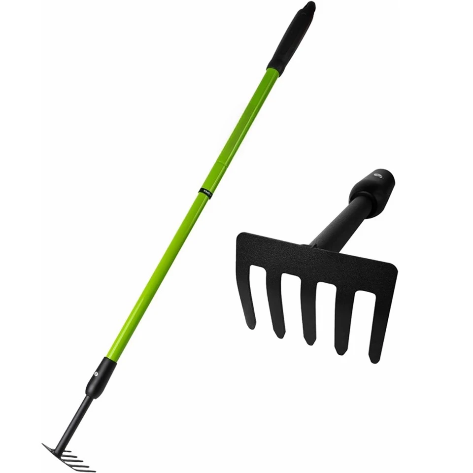 Adjustable 27–39 Garden Rake
